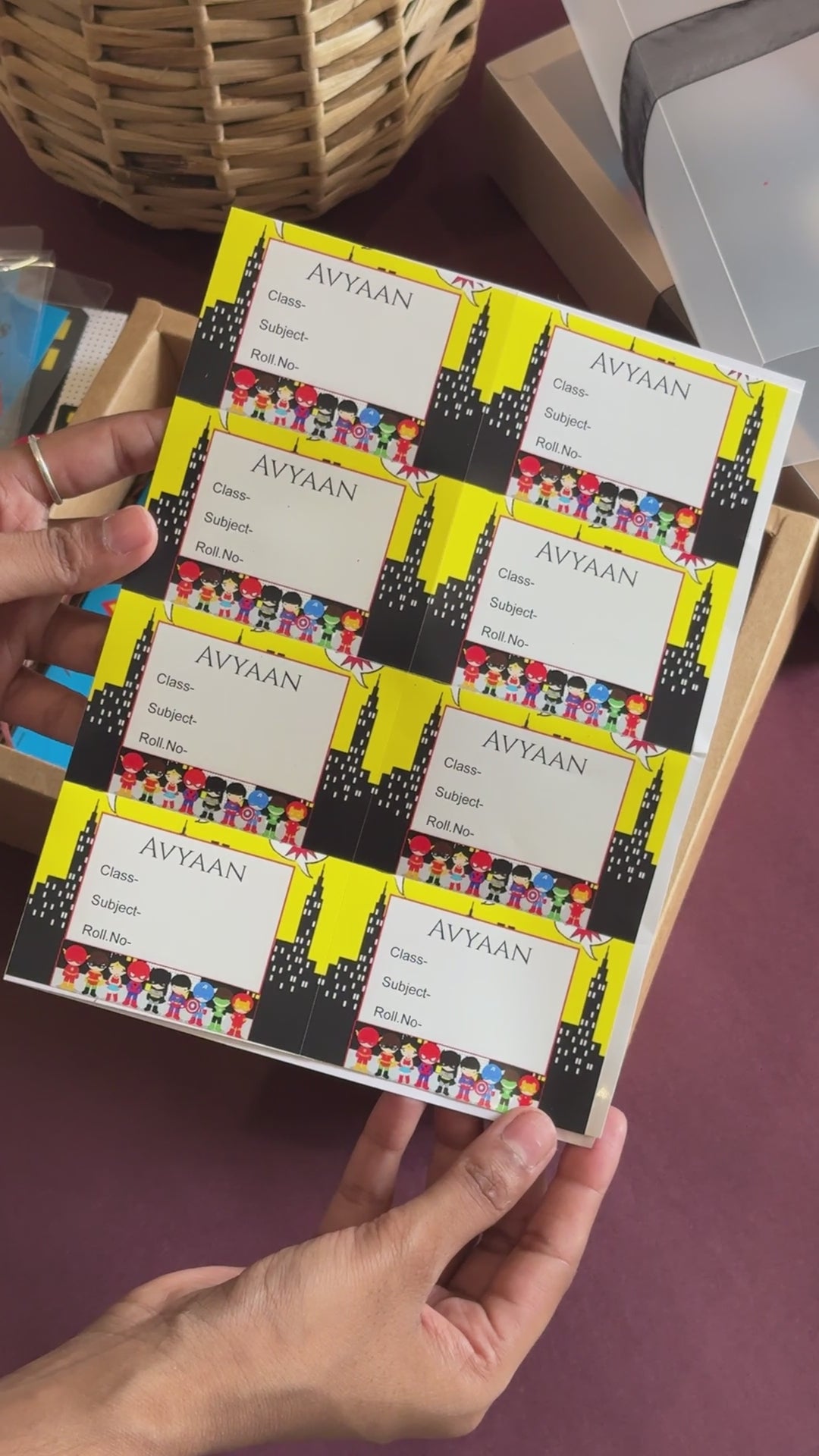 Personalised Book Labels for Kids